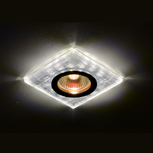 Светильник MR16+LED встраиваемый CH/WH+SILVER 35Вт+LED 3Вт IL.0026.2315