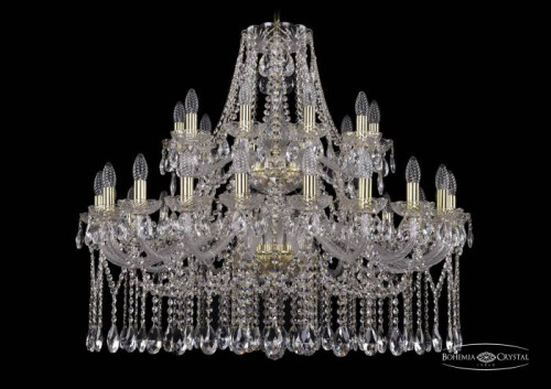 Подвесная хрустальная люстра 1413 Bohemia 1413/20+10/360/2d G