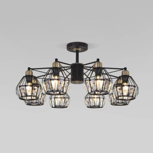 Потолочная люстра Eurosvet Lord 70075/8 черный