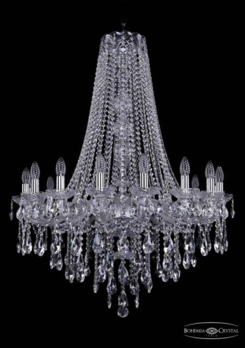 Подвесная хрустальная люстра 1415 Bohemia 1415/16/300/h-108 Ni