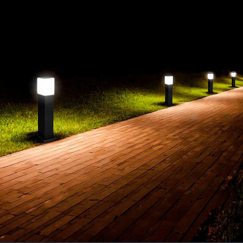 Уличный наземный светильник Arte Lamp Plate A3710FN-1BK