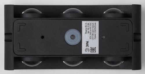 Уличный LED настенный светильник ЭРА  WL12 BK