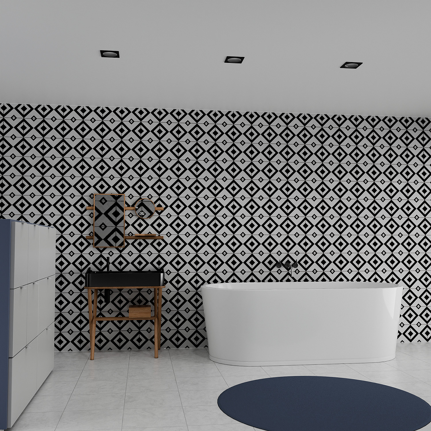 Встраиваемый светильник LIGHTERA Camry LE203RL-1B