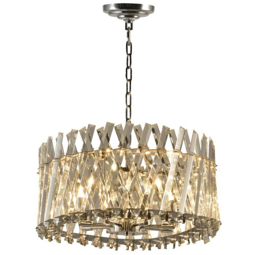 Подвесная люстра Natali Kovaltseva Crown CROWN 81434/8C CHROME
