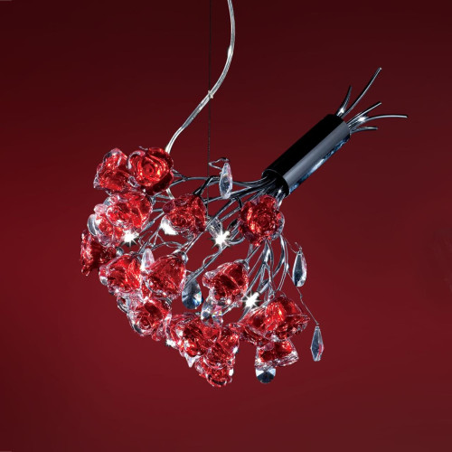 Люстра подвесная с цветочками Rosa EL325P04.2 Citilux