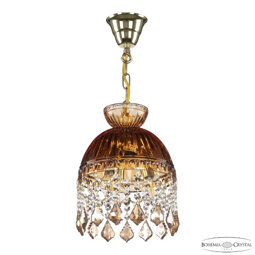 Светильник подвесной Bohemia 5478 5478/22 G Amber/M-1G Leafs K721