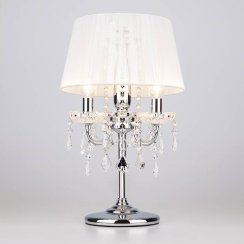 Настольная лампа Eurosvet Allata 2045/3T хром/белый настольная лампа