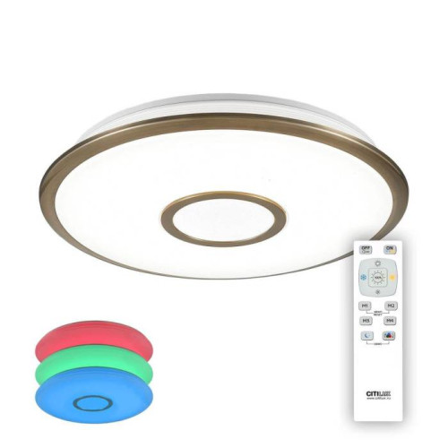 Потолочный светодиодный светильник Citilux Старлайт CL70363RGB