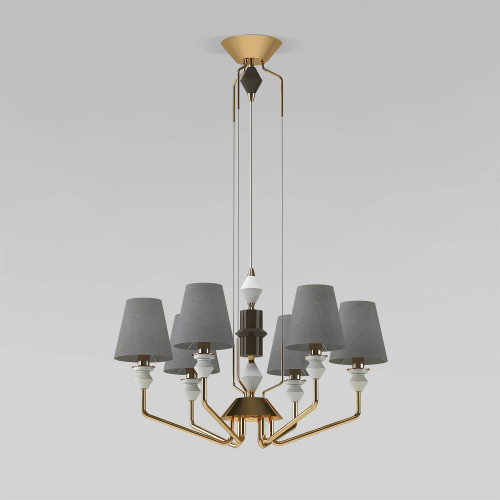 Подвесная люстра Eurosvet Olaria 101012/6 латунь Smart