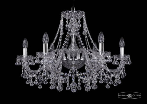Подвесная хрустальная люстра 1409 Bohemia 1409/6/240 Ni