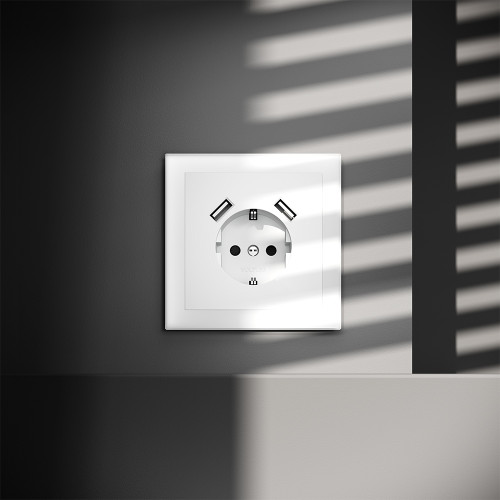 Розетка (Белый) Voltum Voltum S70 VLS040402