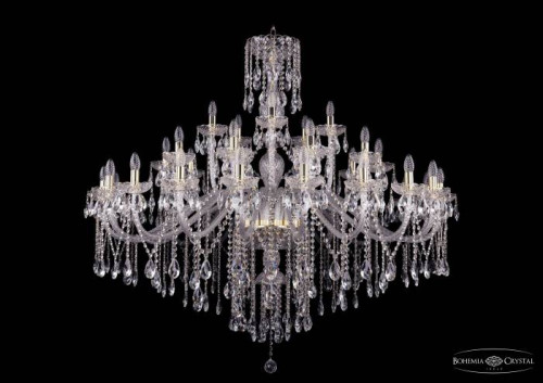 Подвесная хрустальная люстра 1415 Bohemia 1415/20+10+5/530 G