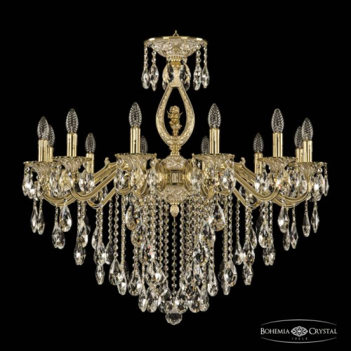 Подвесная хрустальная люстра 7202 Bohemia 72402/12/300 B GW FA3B