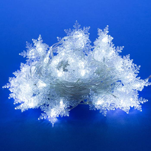Гирлянда Uniel ULD-S0700-050/DTA WHITE IP20 SNOWFLAKES-1