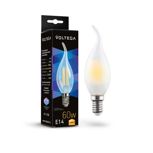 Светодиодные лампочки Voltega 7210 (E14)  (6Вт)  (3000K) 