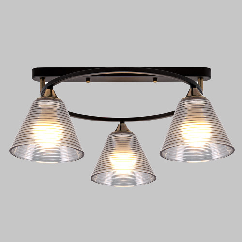 Люстра потолочная 3*Е27 MD.5948-3-S-BK+AB