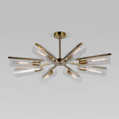 Потолочная люстра Eurosvet Trompeta 70144/8 латунь