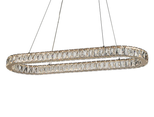 Подвесная люстра Newport Krista 8580/90 C oval gold