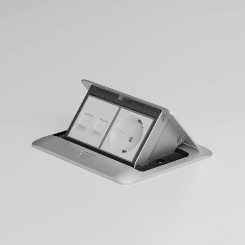 Розетка Werkel W1281101/ Модульная розетка Ethernet RJ-45 6 cat. 22,5*45 (белый)