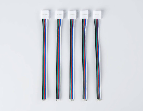 Соединитель гибкий односторонний 5050 12/24V (5 конт.) (5шт) Ambrella LED Strip GS7301