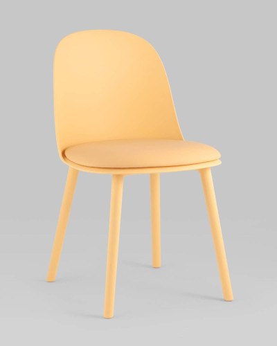 Стул пластиковый Stool Group Fog SL-7022DP yellow 70139