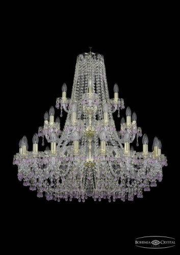 Подвесная хрустальная люстра 1410 Bohemia 1410/20+10+5/360/3d G V7010