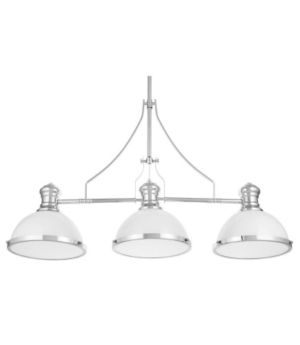 Потолочная люстра Lumina Deco ETTORE LDP 710-3 WT+CHR