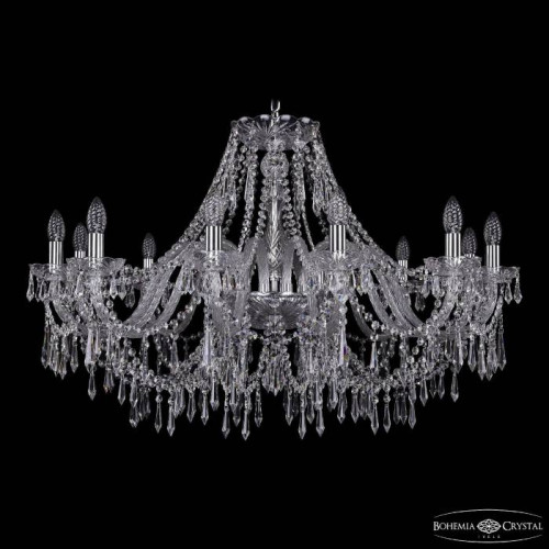 Подвесная хрустальная люстра 1403 Bohemia 1403/12/360 Ni