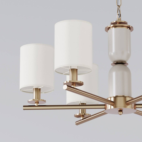 Подвесная люстра Eurosvet Caprera 60146/6 латунь Smart