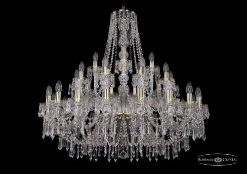 Подвесная хрустальная люстра 1403 Bohemia 1403/20+10+5/360 G