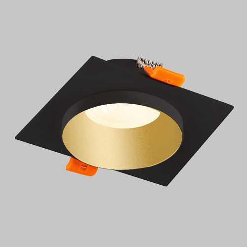 Светильник встраиваемый GU10 50W Черный/Матовое Золото IL.0029.0012-BMG