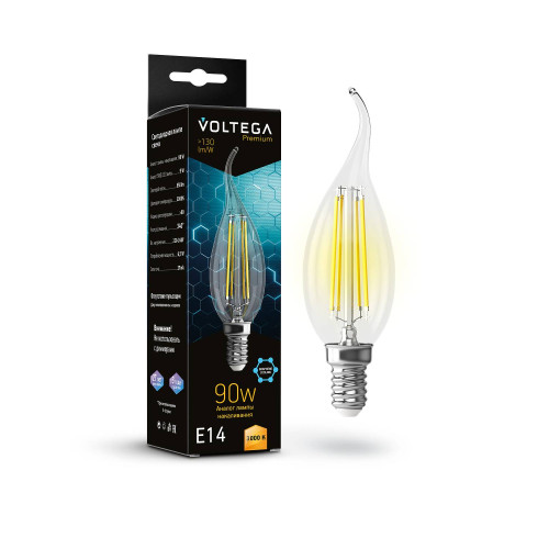 Светодиодные лампочки Voltega 7220 (E14)  (6Вт)  (3000K) 