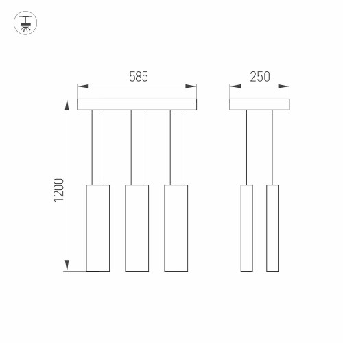 Светильник подвесной Arlight 029101
