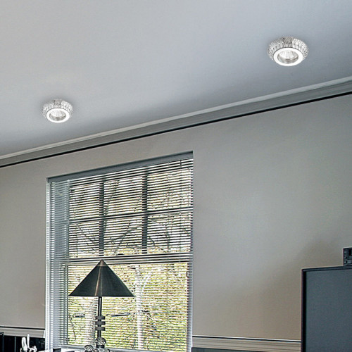 Встраиваемый светильник с узорами Forza 370246 Novotech