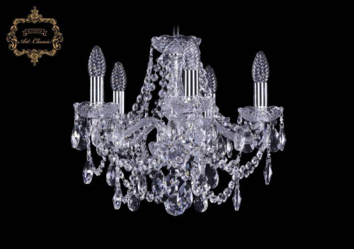 Подвесная хрустальная люстра 11.25 Art Classic 11.25.5.141.Cr.Sp