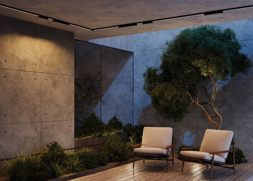 Трековый светильник Maytoni Points O-TR02-2-S-12WB3K