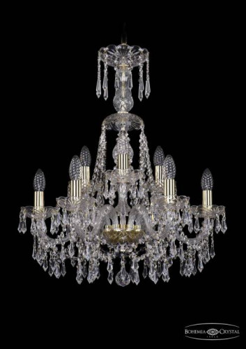 Подвесная хрустальная люстра 1403 Bohemia 1403/6+3/195/XL-65 G