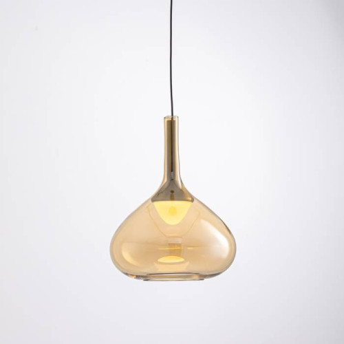 Светильник подвесной Delight Collection MD25001005 MD25001005-1A brass/amber