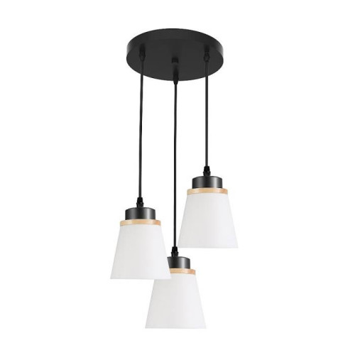 Светильник подвесной ЭкономСвет 30136 30136/3BK WT+WD