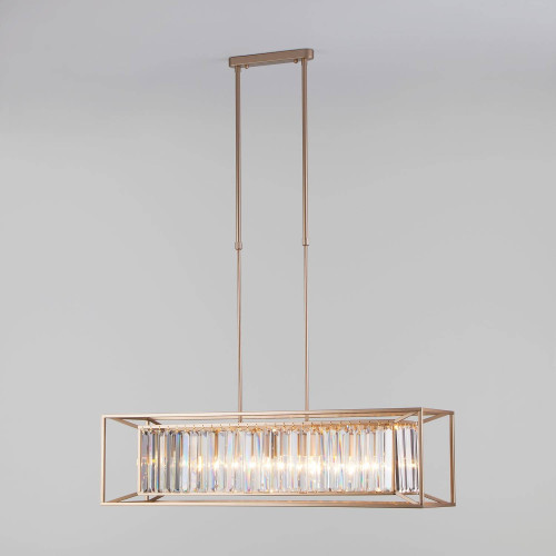 Потолочная люстра Bogates Vegas 299/6 шампань Strotkis