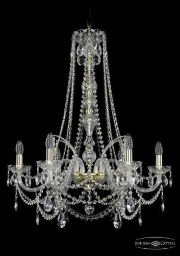 Подвесная хрустальная люстра 1411 Bohemia 1411/6/240/h-83 G