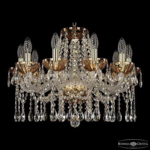 Подвесная люстра Bohemia 5413 5413/10/200 G Amber/M-1H