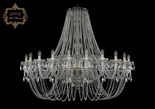 Подвесная хрустальная люстра 11.11 Art Classic 11.11.24.530.Gd.Sp