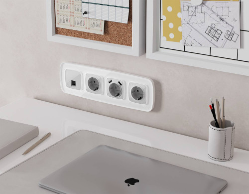 Розетка Ambrella Volt OMEGA MO412005