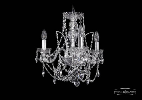 Подвесная хрустальная люстра 1411 Bohemia 1411/3/141 Ni