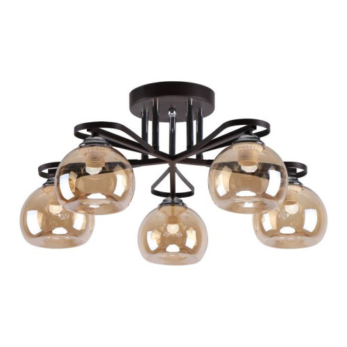 Потолочная люстра ЭкономСвет 40236 40236/5CR+BR AMB