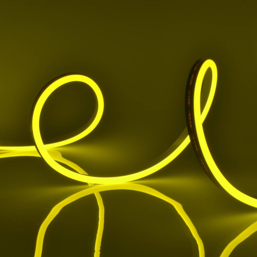 Светодиодный шнур Uniel ULS-N21-2835-120LED/m-8mm-IP67-220V-8W/m-50M-YELLOW бобина