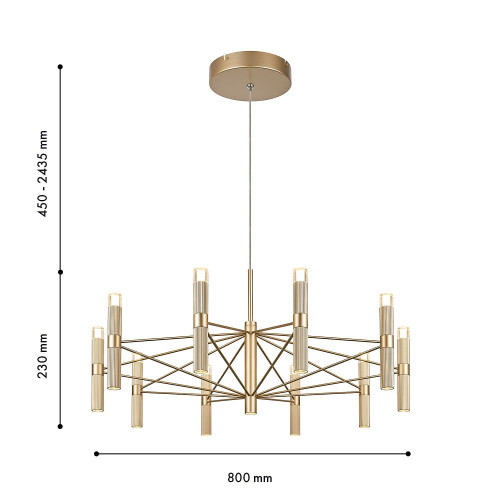 Подвесная люстра Favourite Blick 4759-10P