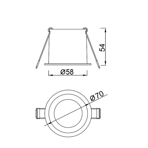 Встраиваемый светильник Mantra Malt 9232