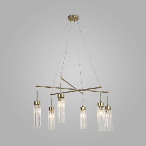 Подвесная люстра Eurosvet Gilian 60163/6 латунь